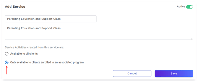 Creating a New Service